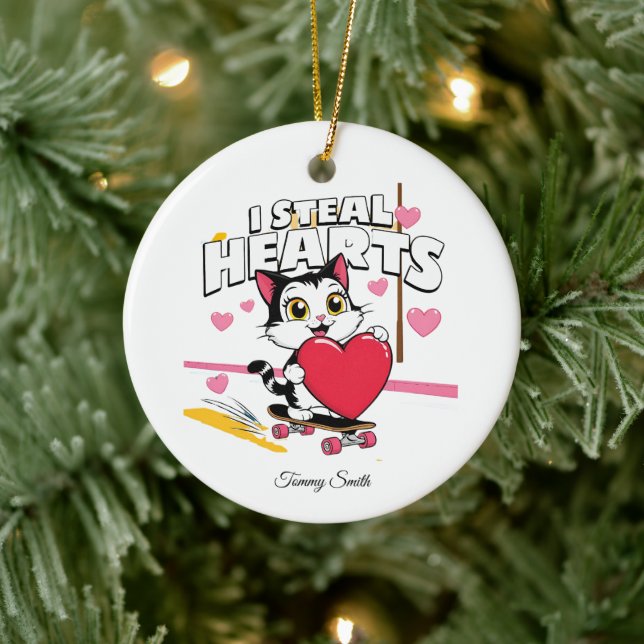 Moderne Niedliche Valentine Ornamente für Freundin (Baum)