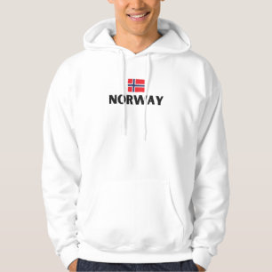 Moderne Norway-Skandinavien Flaggenstaat Souvenir Hoodie