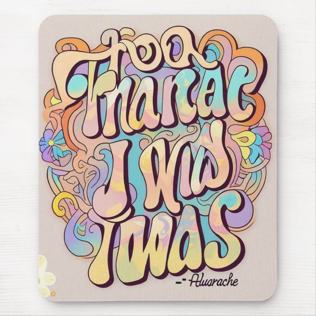 "Moderne Nostalgie" Mousepad (Vorne)