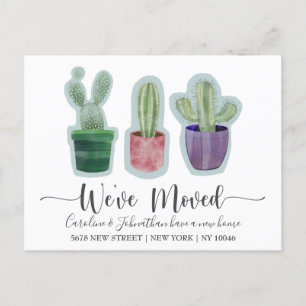Moderne Nous avons déplacé Faire-part Cactus