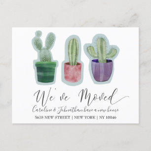 Moderne Nous avons déplacé Faire-part Cactus