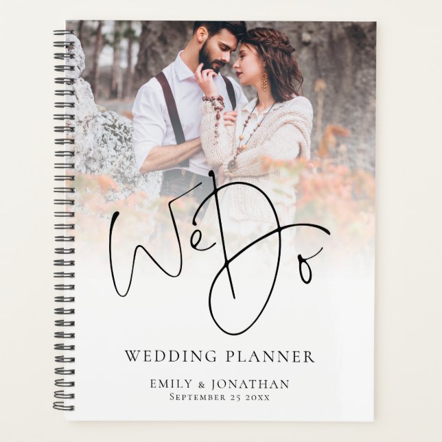 Moderne Nous faisons QR Code Photo Overlay Wedding (Devant)