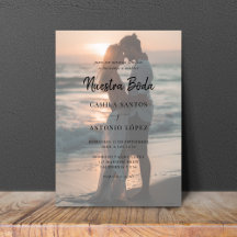 Moderne Nuestra Boda | Ausgelassenes Foto Spanisch