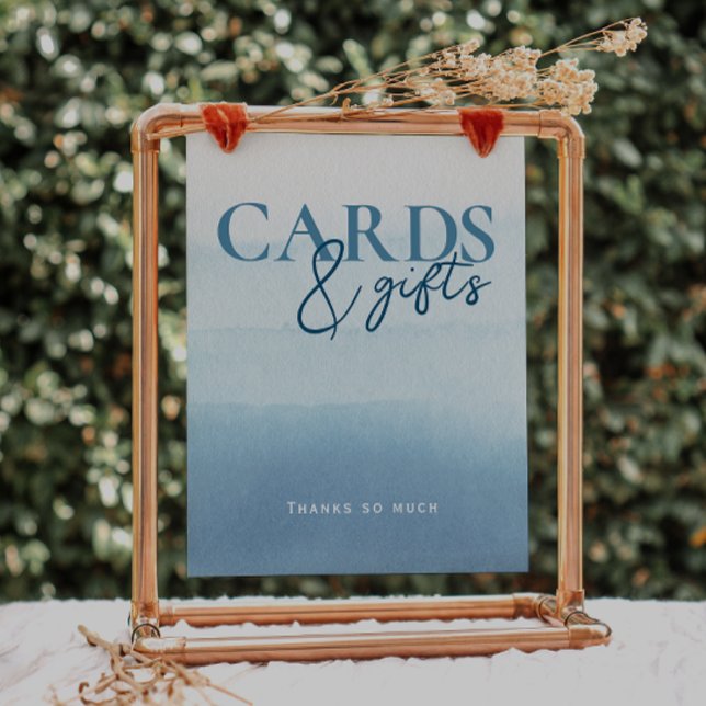 Moderne Ocean`Watercolor Kinderspielkarten & Gesch Poster (Von Creator hochgeladen)