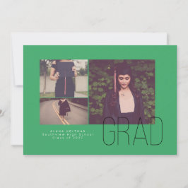 Moderne Offset Trio Abschluss Ankündigung