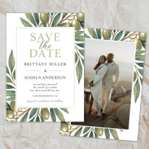 Moderne Olive Branch Hochzeit