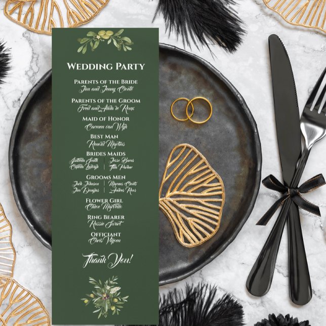 Moderne Olive Green Flat Card (Von Creator hochgeladen)