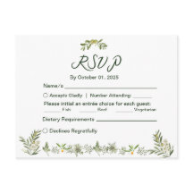Moderne Olive Green UAWG Einladung Postkarte