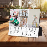 Moderne Oma-FotoCollage Fotoplatte<br><div class="desc">Moderne Oma-Foto-Collage-Plakette mit 5 Bildern,  die Text-Oma,  zwei kleine Herzen,  die durch die Option "Anpassen Sie weiter" und Kindernamen zu jeder Farbe geändert werden können. Schönes Geschenk,  um Ihre Großmutter lassen wissen,  wie sehr sie von ihrer Familie geliebt wird.</div>