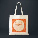 Moderne Orange Custom Wedding Mitte Jahrhundert Vi Tragetasche<br><div class="desc">MidCentury Moderne Orange Retro Typografie Custom Wedding Vielen Dank Tote Bag</div>