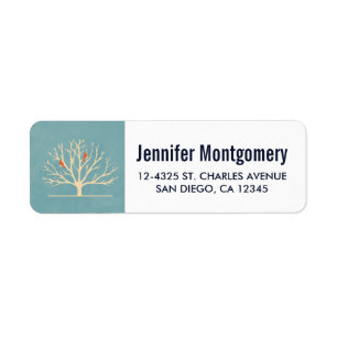 Moderne orangefarbene Vögel in einer großflächigen