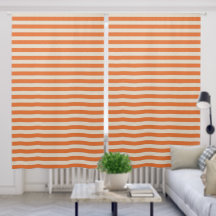 Moderne orangefarbene Vorhänge für Wohnzimmer