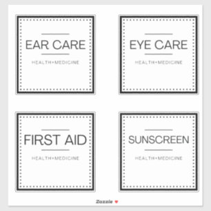 Moderne Organisationssiegel für Bad Aufkleber