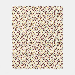 Moderne organische Terrazzo | Abstrakte Steinmosai Fleecedecke