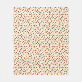 Moderne Organische Terrazzo | Abstraktes Steinmosa Fleecedecke