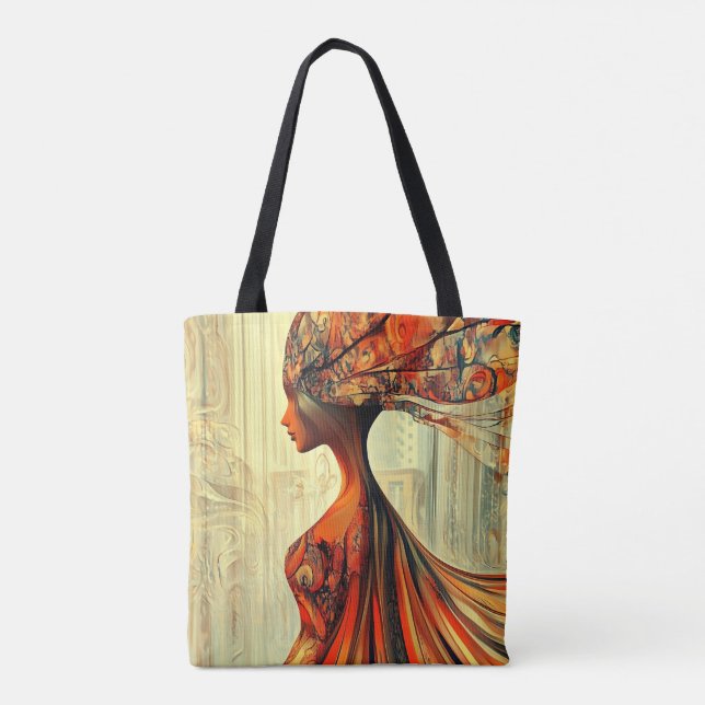 Moderne Original Einzigartig Coole Fantasy-Frau Tasche (Rückseite)