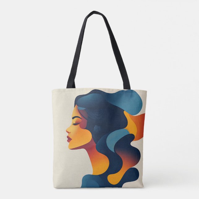 Moderne Original Einzigartig Coole Fantasy-Frau Tasche (Rückseite)