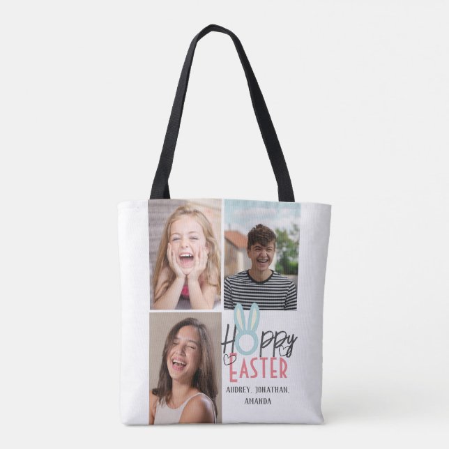 Moderne Osterfeier, 3-Foto-Kollektion Tasche (Rückseite)