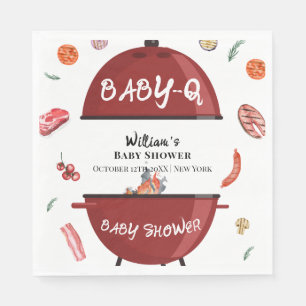Moderne Outdoor-Backyard-BBQ-Baby-Party Serviette