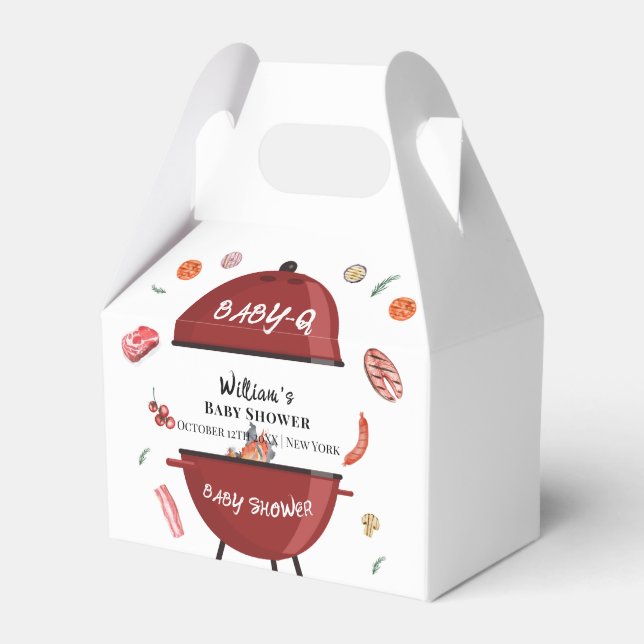 Moderne Outdoor GRILLEN Kinderdusche Geschenkschachtel (Vorderseite)