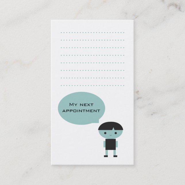 Moderne Pädiatrische Dental Care Business Card Terminkarte (Vorderseite)