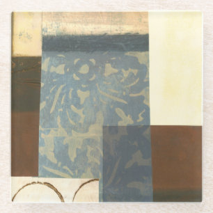 Moderne Panel-Malerei Glasuntersetzer