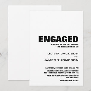 Moderne Partei für Minimalistisches Engagement Einladung