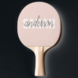 Moderne Pasta Pink Schönheit Personalisiert Tischtennis Schläger<br><div class="desc">Moderne Pasta Pink Schönheit Personalisiert</div>