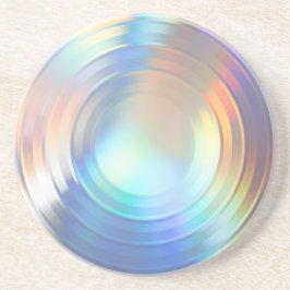 Moderne Pastel Rainbow Mermaid Unicorn Holographis Getränkeuntersetzer
