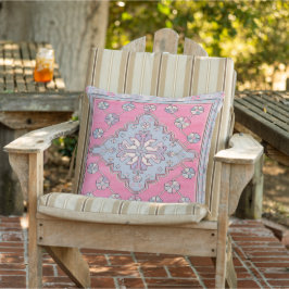 Moderne Pastel Turkish Rug Kissen