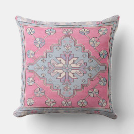 Moderne Pastel Turkish Rug Kissen