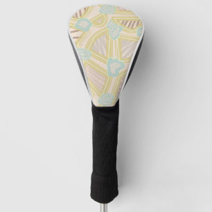 Moderne Pastell-Abstrakte Geometrische Handyhülle Golf Headcover