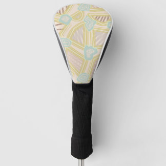 Moderne Pastell-Abstrakte Geometrische Handyhülle Golf Headcover