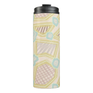 Moderne Pastell-Abstrakte Geometrische Muster-Tumb Thermosbecher