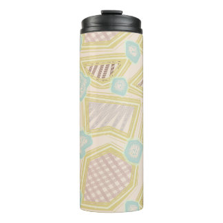 Moderne Pastell-Abstrakte Geometrische Muster-Tumb Thermosbecher