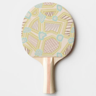 Moderne Pastell-Abstrakte Geometrische Ping-Pong-M Tischtennis Schläger