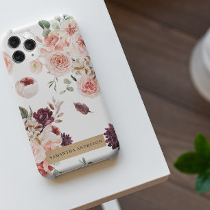 Moderne Pastell-Blume & Kraft-Personalisiertes Ges iPhone 11Pro Max Hülle