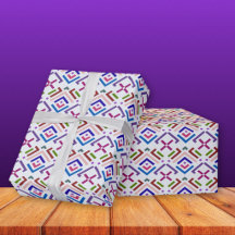 Moderne Pastell-Ethno-Geometrie-Diamantmuster