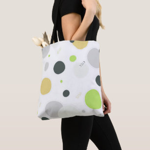 Moderne Pastell-Punkte-Muster Tasche