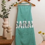 Moderne Pastelle Beauty Personalisiert Schürze<br><div class="desc">Moderne Pastelle Beauty Personalisiert</div>