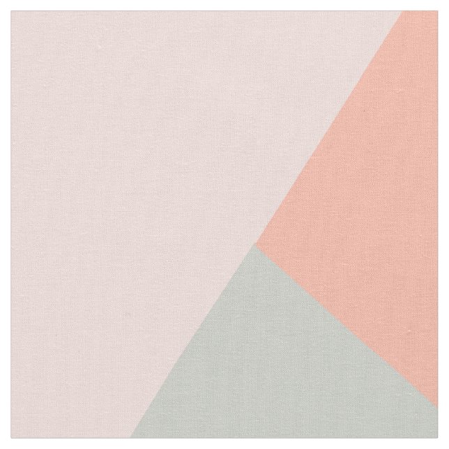 Moderne Pastellfarben - geometrisches Muster Stoff (Nahaufnahme)