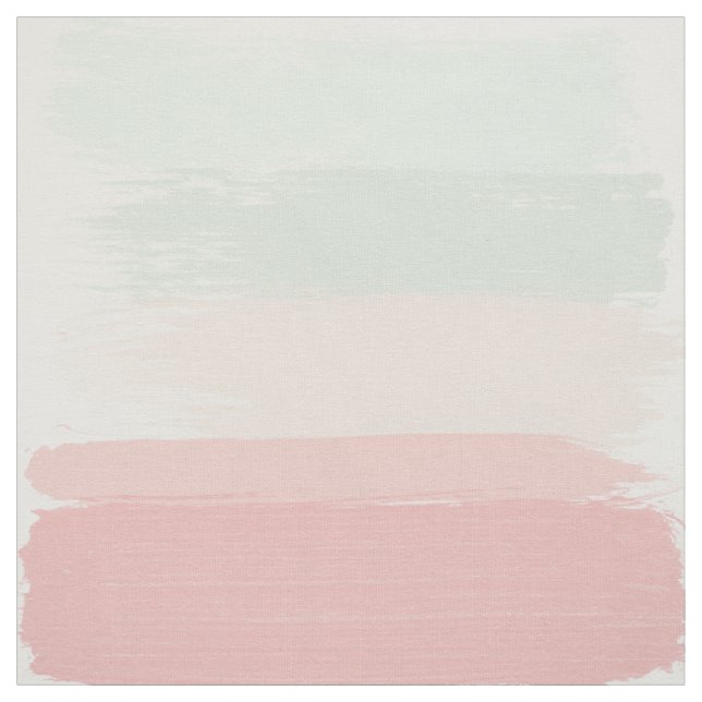 Moderne pastellfarbene Pinselstriche Stoff (Muster)