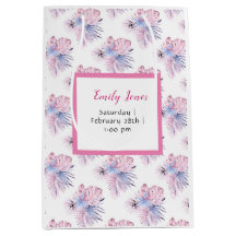 Moderne pastellfarbene tropische Dusche