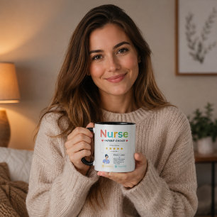 Moderne Patientenbewertung zur Würdigung von Pfleg Tasse