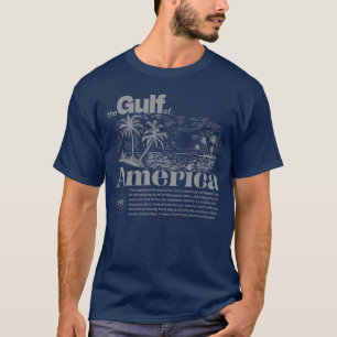 Moderne patriotische inspirierende Golf von Amerik T-Shirt