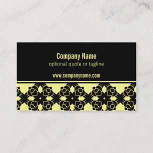 Moderne Perfect Business Card, gelb Visitenkarte