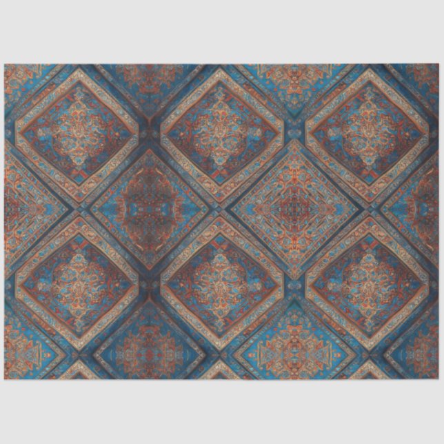 Moderne persische, schöne Sammlung alter Muster Seidenpapier (Vorderseite)