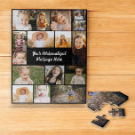 Moderne Personalisierte 16-FotoCollage - kundenspe<br><div class="desc">Erschaffen Sie einen besonderen Sake mit diesem modernen Personalisierten Foto Collage Custom Color Jigsaw Puzzle! Dieses anpassbare Rätsel ermöglicht es Ihnen, Ihre Lieblings-Fotos in einem stilvollen Collage-Layout zu präsentieren und die Hintergrundfarbe auszuwählen, die Ihren Geschmack Anzug. Es ist eine unterhaltsame und einzigartige Art, Ihre Erinnerungen zu erleben, perfekt für Ansammlungen,...</div>