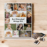 Moderne Personalisierte 16-FotoCollage - kundenspe<br><div class="desc">Erschaffen Sie einen besonderen Sake mit diesem modernen Personalisierten Foto Collage Custom Color Jigsaw Puzzle! Dieses anpassbare Rätsel ermöglicht es Ihnen, Ihre Lieblings-Fotos in einem stilvollen Collage-Layout zu präsentieren und die Hintergrundfarbe auszuwählen, die Ihren Geschmack Anzug. Es ist eine unterhaltsame und einzigartige Art, Ihre Erinnerungen zu erleben, perfekt für Ansammlungen,...</div>