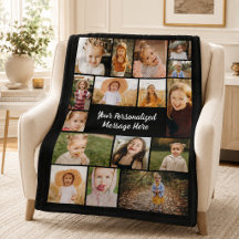 Moderne Personalisierte 16-FotoCollage - kundenspe